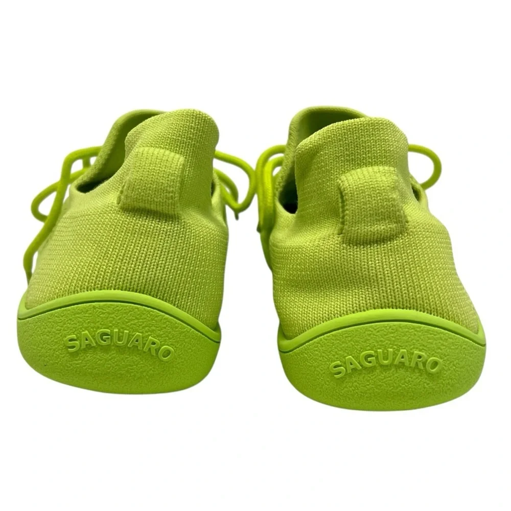 Saguaro Agile 2 Fluorescent Green Barefoot Knit Athletic Shoe Unisex Women 10.5